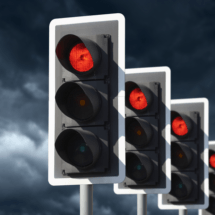 Car accidents caused by red-light runners