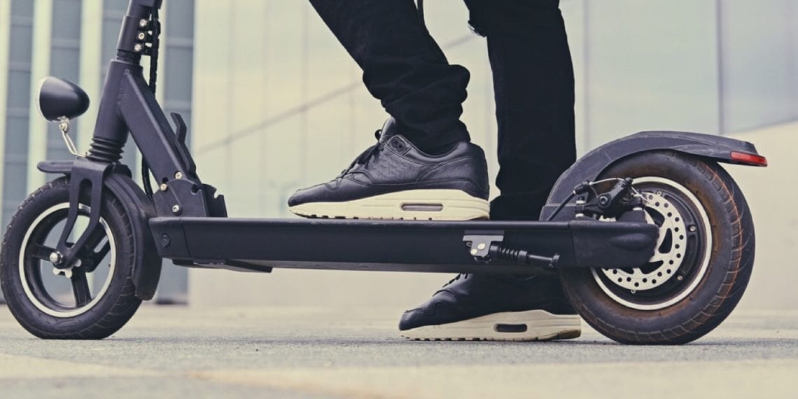 Electric Scooter in the city