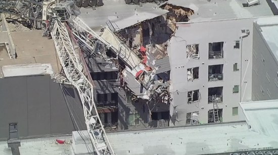 fallen crane accident in dallas