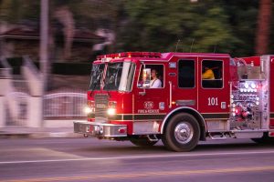 Fort Worth, TX - Firefighter Hurt in Truck Crash on Sundance Sq